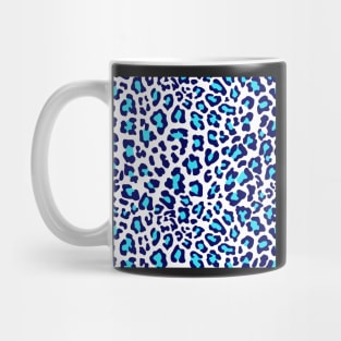 Turquoise Leopard Print Mug